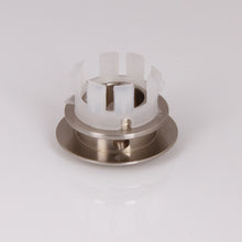 Load image into Gallery viewer, ELITE Ceramic Sink Overflow Cap Solid Brass Umbrella Style 007BN