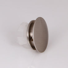 Load image into Gallery viewer, ELITE Ceramic Sink Overflow Cap Solid Brass Umbrella Style 007BN