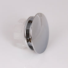 Load image into Gallery viewer, ELITE Ceramic Sink Overflow Cap Solid Brass Umbrella Style 007C