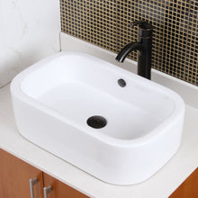 Load image into Gallery viewer, ELITE Ceramic Sink Overflow Cap Solid Brass Umbrella 007ORB