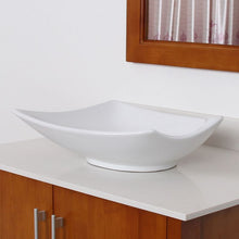 Load image into Gallery viewer, ELITE Grade A Ceramic Bathroom Sink With Square Design C104