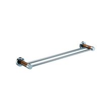 Load image into Gallery viewer, CAE Modern Bathroom Double Rods Towel Holder 9512T01056C
