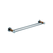 Load image into Gallery viewer, CAE Modern Bathroom Double Rods Towel Holder 9512T01056C