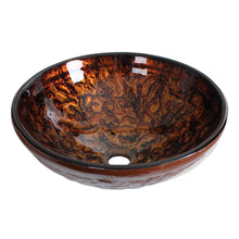 Load image into Gallery viewer, ELITE Tempered Glass Vessel Sink Hot Melt Multicolor Pattern 1210