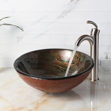 Load image into Gallery viewer, ELITE Tempered Glass Vessel Sink Hot Melt Multicolor Pattern 1211