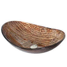 Load image into Gallery viewer, ELITE Tempered Glass Vessel Sink Hot Melt Multicolor Pattern 1212