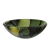 Load image into Gallery viewer, ELITE Cobblestone Pattern Tempered Glass Bathroom Sink 1302