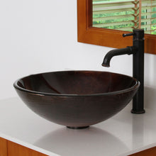 Load image into Gallery viewer, ELITE Modern Design Tempered Glass Bathroom Vessel Sink 1312

