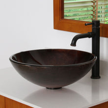 Load image into Gallery viewer, ELITE Modern Design Tempered Glass Bathroom Vessel Sink 1312