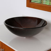 Load image into Gallery viewer, ELITE Tempered Glass Bathroom Sink And Faucet Combo 1312+2659C