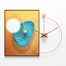 Load image into Gallery viewer, Jeezi Oversize Espana Style Wall Clocks with Walnut Hands for Living Room Decor Minimalism Clock 20" (2 colors)