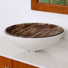 Load image into Gallery viewer, ELITE Modern Design Tempered Glass Bathroom Vessel Sink 1401