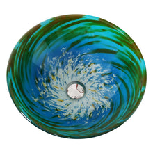 Load image into Gallery viewer, ELITE Modern Design Tempered Glass Bathroom Vessel Sink 1405