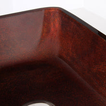 Load image into Gallery viewer, ELITE Rectangle Artistic Bronze Tempered Glass Vessel Sink 1407