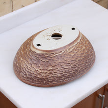 Load image into Gallery viewer, ELITE Oval Brown Cloud Glaze Porcelain Bathroom Vessel Sink 1553