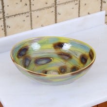 Load image into Gallery viewer, ELITE Oval Magic Color Glaze Ceramic Bathroom Vessel Sink 1560