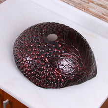 Load image into Gallery viewer, ELITE 1603 Ripe Grape Pattern Tempered Glass Bathroom Vessel Sink 1603