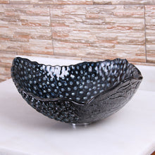 Load image into Gallery viewer, ELITE Winter Grape Pattern Tempered Glass Bathroom Vessel Sink 1604