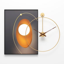 Load image into Gallery viewer, Jeezi Oversize Espana Style Wall Clocks with Walnut Hands for Living Room Decor Minimalism Clock 20" (2 colors)