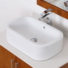 Load image into Gallery viewer, ELITE Ceramic Bathroom Sink With Unique Rectangle Design C171