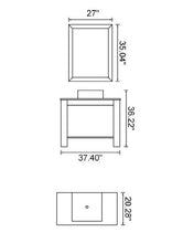 Load image into Gallery viewer, Unique Designed Bathroom Vanity W.Chestnut K019Color