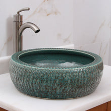 Load image into Gallery viewer, Jade Rock Pattern Porcelain Ceramic Bathroom Sink ELIMAX'S 2001