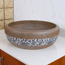 Load image into Gallery viewer, Sandstone Glaze Pattern Porcelain Bathroom Sink ELIMAX'S 2005