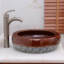 Load image into Gallery viewer, ELIMAX'S Shine Bronze Glaze Pattern Porcelain Bathroom Sink 2007