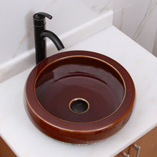 Load image into Gallery viewer, ELIMAX'S Shine Bronze Glaze Pattern Porcelain Bathroom Sink 2007