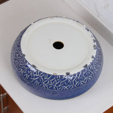 Load image into Gallery viewer, Sapphire Glaze Porcelain Ceramic Bathroom Sink ELIMAX'S 2008
