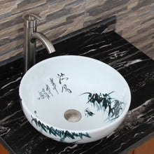 Load image into Gallery viewer, ELIMAX'S Oriental Bamboo Style Porcelain Ceramic Bathroom Vessel Sink 2017