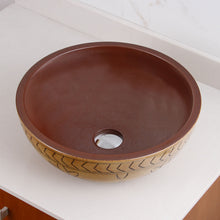 Load image into Gallery viewer, ELIMAX&#39;S Petal Pattern Porcelain Ceramic Bathroom Vessel Sink 2020

