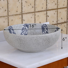 Load image into Gallery viewer, ELIMAX'S Black and Gold Brown Porcelain Ceramic Bathroom Vessel Sink 2004