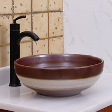 Load image into Gallery viewer, ELIMAX'S Multicolor Glaze Porcelain Ceramic Bathroom Vessel Sink 2026
