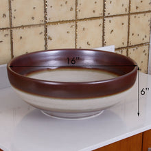 Load image into Gallery viewer, ELIMAX'S Multicolor Glaze Porcelain Ceramic Bathroom Vessel Sink 2026