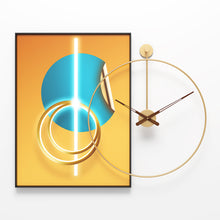 Load image into Gallery viewer, Jeezi Oversize Espana Style Wall Clocks with Walnut Hands for Living Room Decor Minimalism Clock 20" (2 colors)