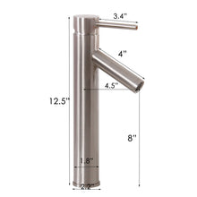 Load image into Gallery viewer, ELITE Tempered Glass Bathroom SinK And Faucet Combo 1308+2659BN