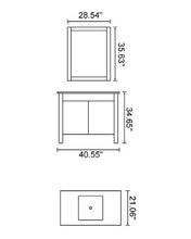 Load image into Gallery viewer, Unique Designed Bathroom Vanity W.Chestnut Color K025