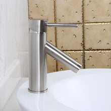 Load image into Gallery viewer, ELITE Modern Single Lever Short Chrome Bathroom Faucet 2660