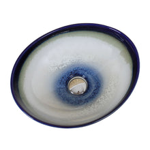 Load image into Gallery viewer, ELITE Oval Multicolor Glaze Porcelain Bathroom Vessel Sink 1555