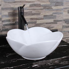 Load image into Gallery viewer, ELITE Grade A Ceramic Bathroom Sink With Lotus Design 301