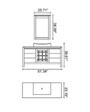 Load image into Gallery viewer, New& Modern Design Bathroom Vanity W.Black Walnut Color K030