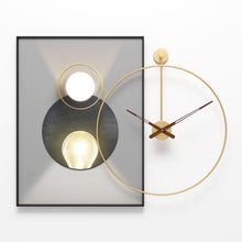 Load image into Gallery viewer, Jeezi Oversize Espana Style Wall Clocks with Walnut Hands for Living Room Decor Minimalism Clock 20" (2 colors)