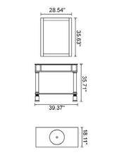 Load image into Gallery viewer, Modern Bathroom Vanity W.Rustic Black Color K037