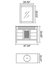 Load image into Gallery viewer, New Design Bathroom Vanity W.Rustic Black Color K038