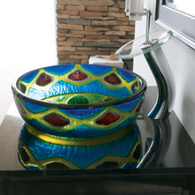 Load image into Gallery viewer, Tempered Glass Sink w. Diamond Textures 39Y