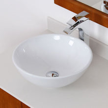 Load image into Gallery viewer, ELITE High Temperature Grade A Ceramic Bathroom Sink With Unique Round Design 4157