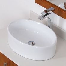 Load image into Gallery viewer, ELITE High Temperature Grade A Ceramic Bathroom Sink With Unique Oval Design 4312