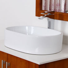 Load image into Gallery viewer, ELITE High Temperature Grade A Ceramic Bathroom Sink With Unique Oval Design 4352