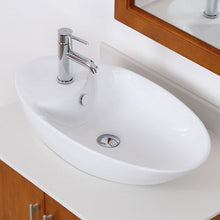 Load image into Gallery viewer, ELITE Grade A Ceramic Bathroom Sink With Unique Oval Design 4704